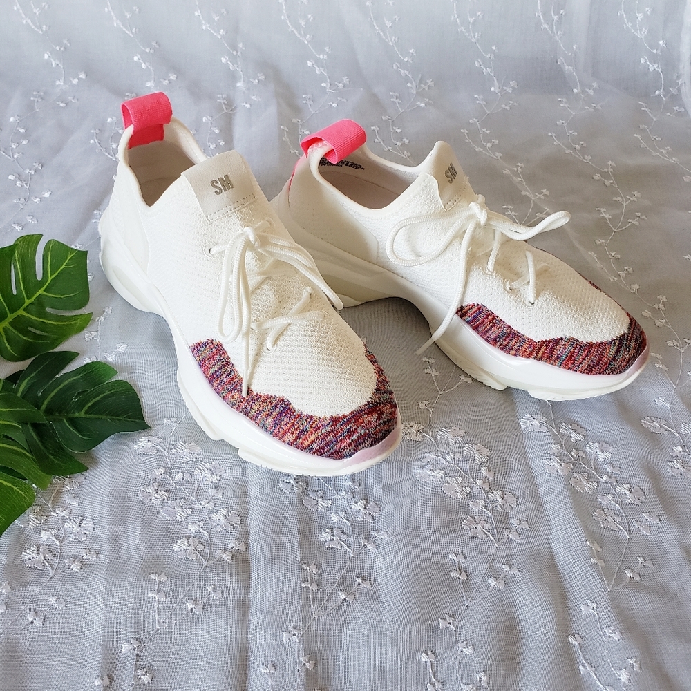 Steve Madden Shelbie White Sneakers